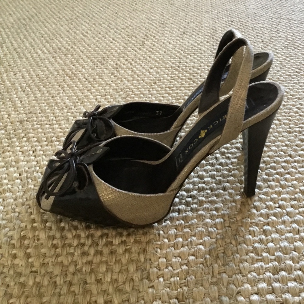 PATRICK COX HIGH HEEL SANDALS 37 IT .